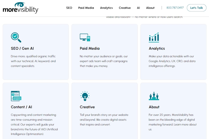 Top 10 MoreVisibility Alternatives  Competitors in 2025