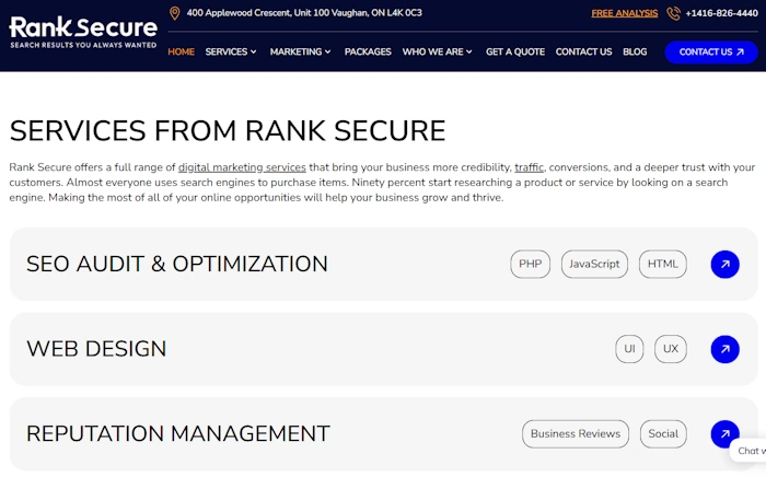 Top 10 Rank Secure Alternatives  Competitors in 2025