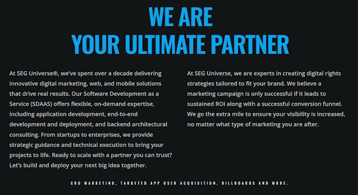Top 10 SEG UNIVERSE Alternatives  Competitors in 2025
