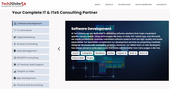 Top 10 Tech2Globe Web Solutions Alternatives in 2025