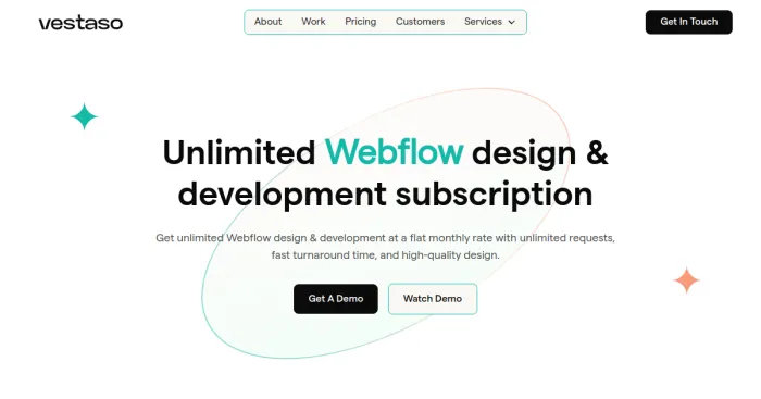 Top 10 Vestaso  Webflow Agency Alternatives in 2025