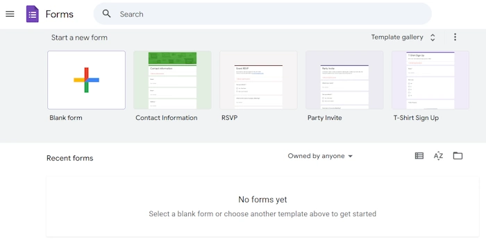 Google Forms