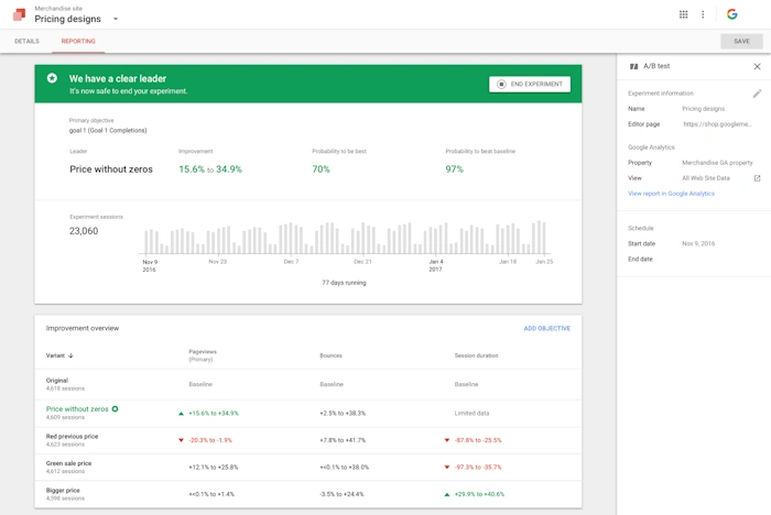 Google Optimize