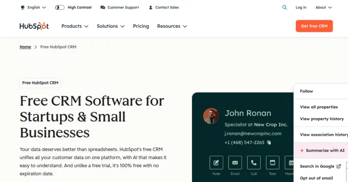 HubSpot CRM