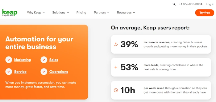 Keap (formerly Infusionsoft)