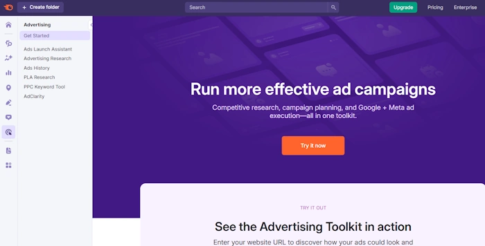 SEMrush Advertising Toolkit