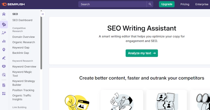 SEMrush SEO Writing Assistant