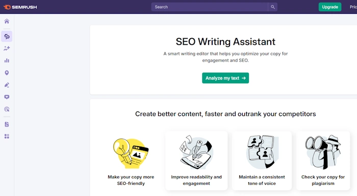 SEMrush Writing Assistant