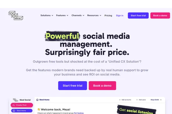 Top 10 Sked Social Alternatives  Competitors in 2025