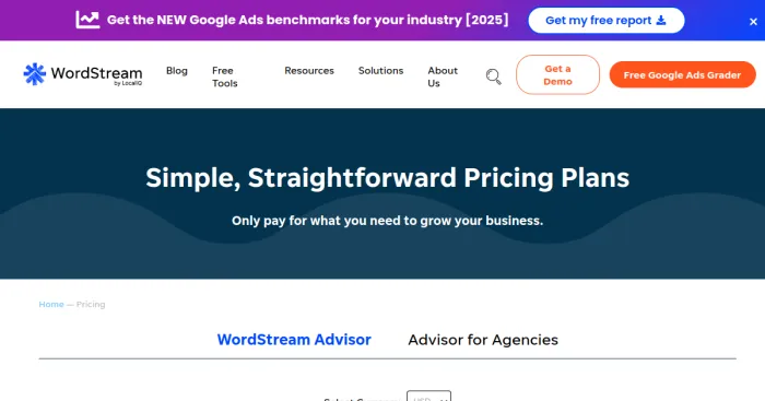 WordStream Advisor