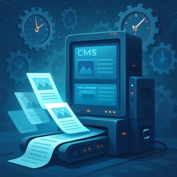 Hands-off content publishing with CMS management