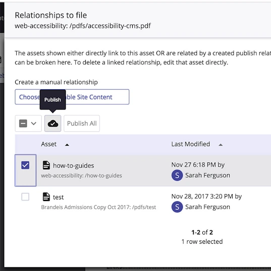 Publishing and CMS uploading service