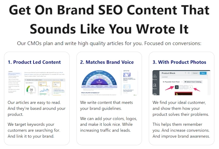 Why choose AtOnce for B2B SaaS lead generation