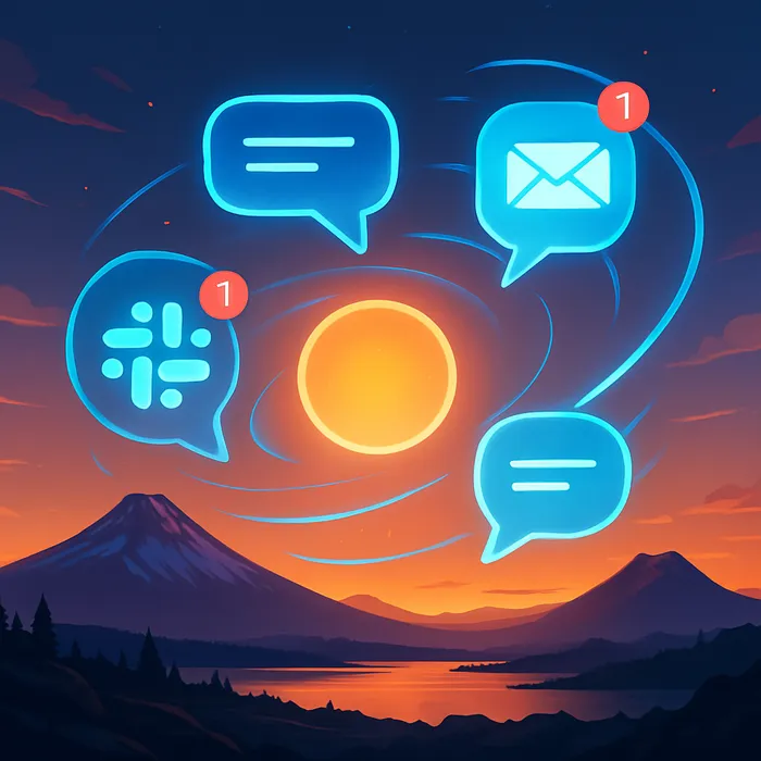 Slack communication on mobile devices