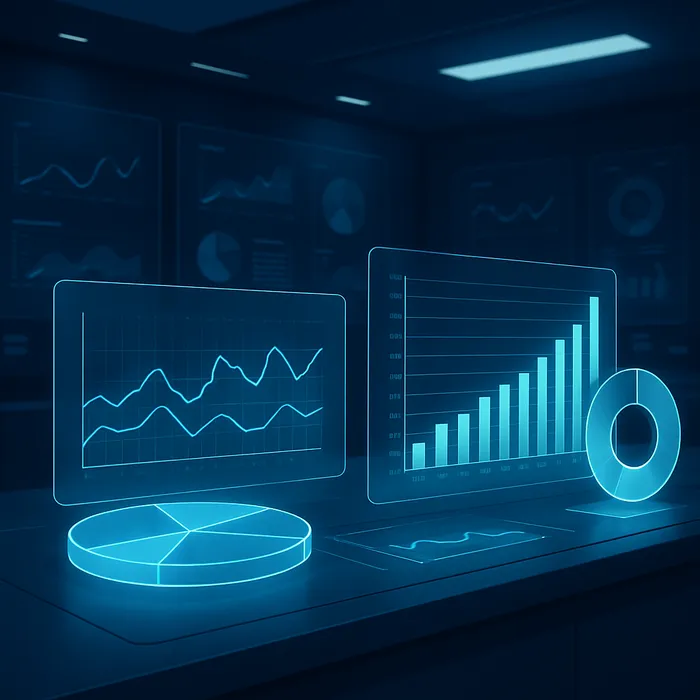 Marketing manager reviewing SEO content performance reports