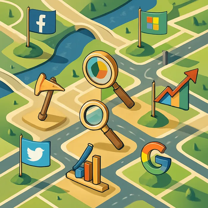 Competitor analysis report comparing SEO strategies