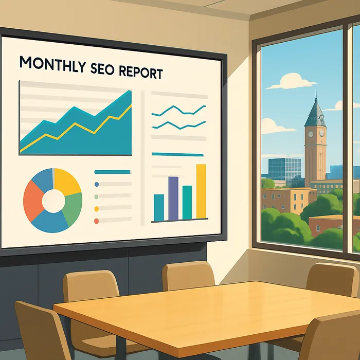 Monthly SEO reporting and performance analysis