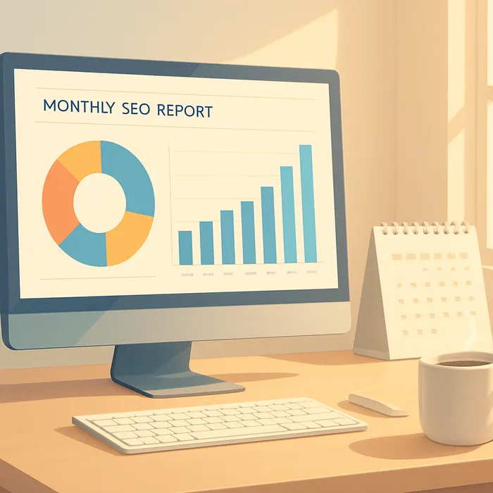 Monthly reporting and performance analysis dashboard