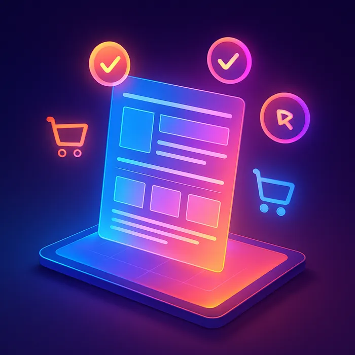 On Page SEO Elements on Laptop Screen