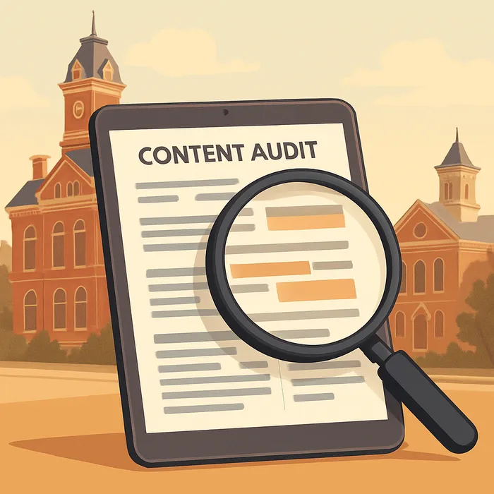 Content audit and optimization process