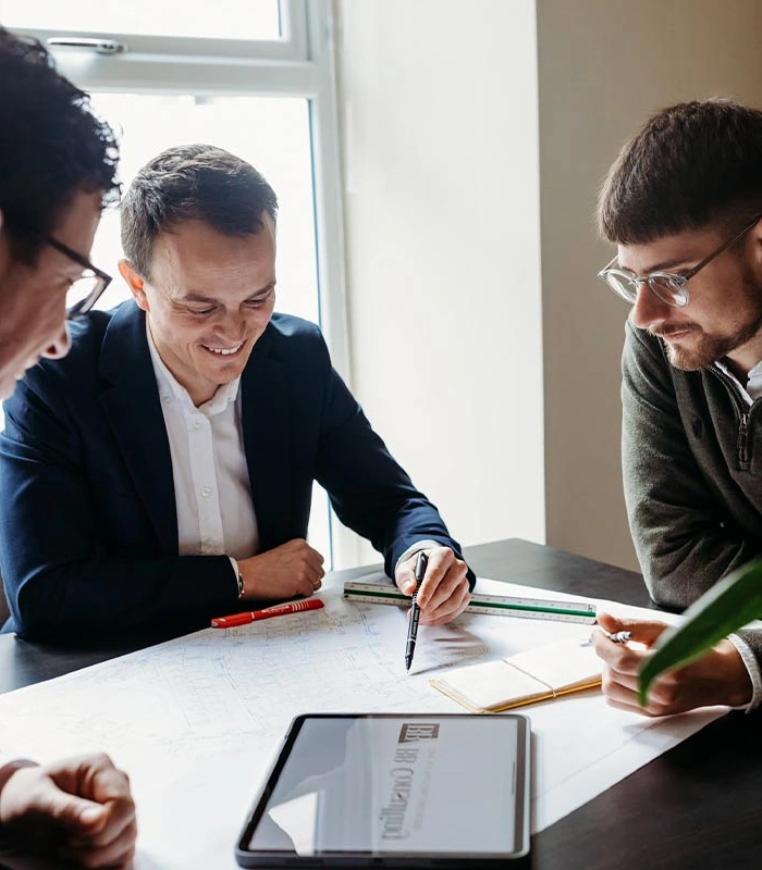 Civil Engineering SEO experts collaborating with marketing teams
