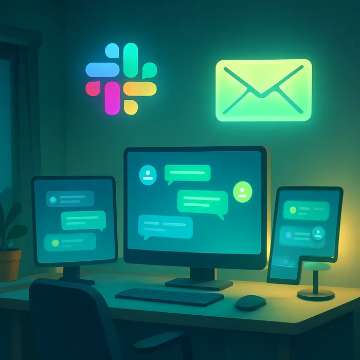 Slack support chats with SEO experts