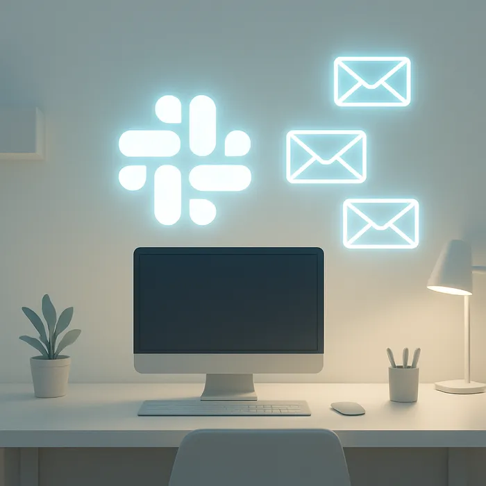 Slack Support Message Between AtOnce and Marketing Team