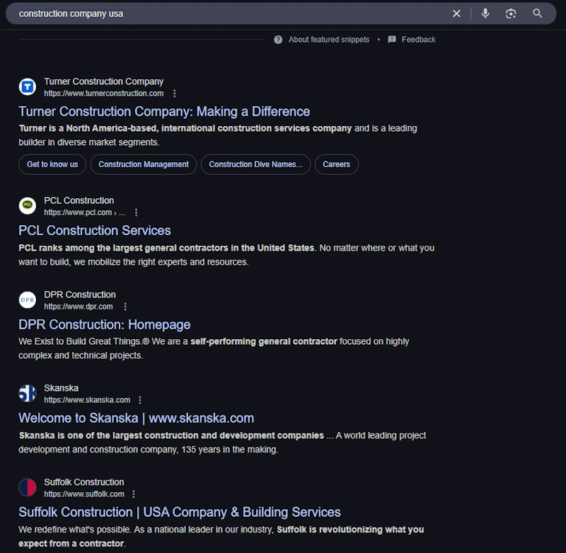 SEO Strategy for Construction Companies