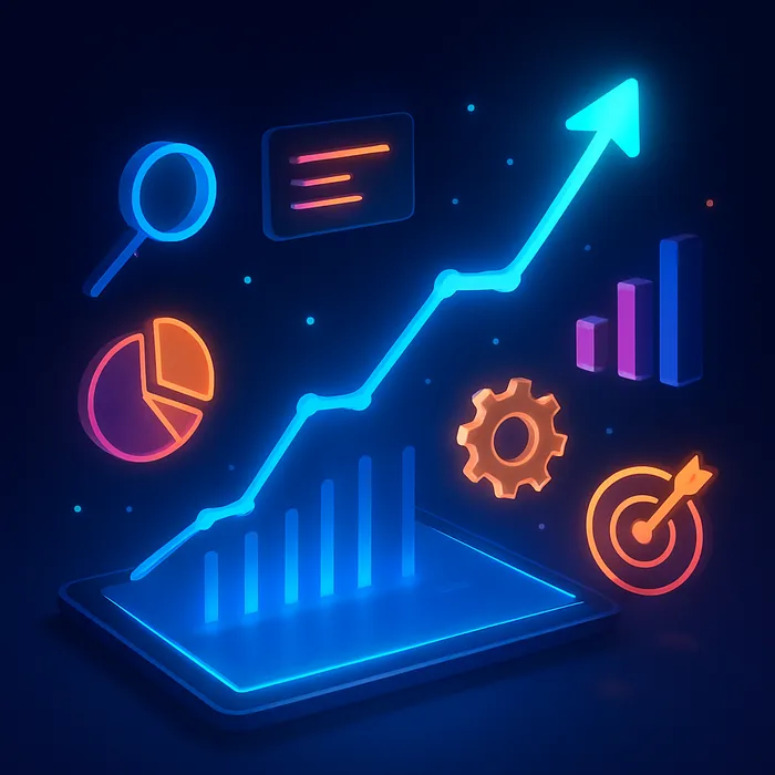 Monthly SEO reporting charts