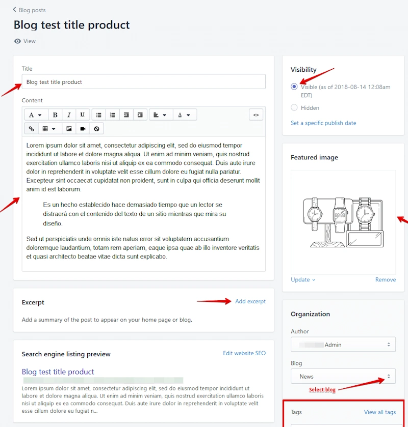 Content Publishing and CMS Upload