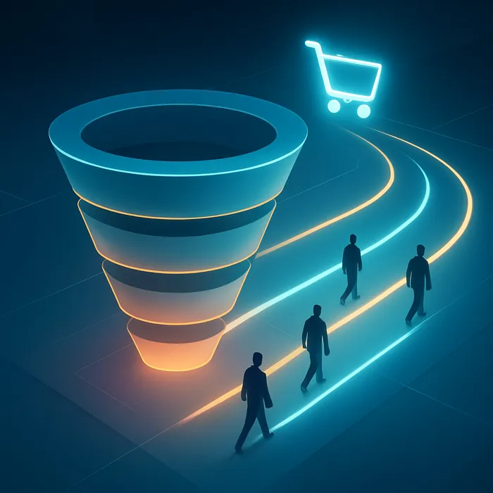 Conversion-focused content marketing funnel
