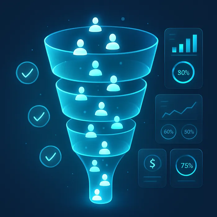 Conversion Focused SEO Content Funnel Diagram