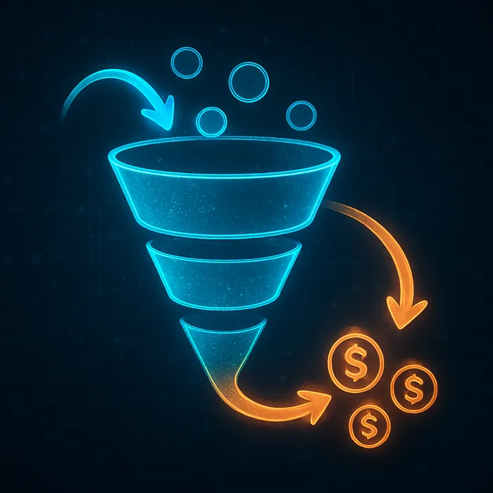 Qualified leads funnel diagram