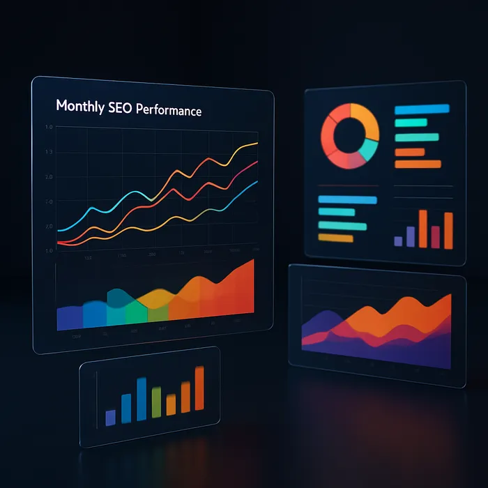 Monthly SEO performance reporting and improvements