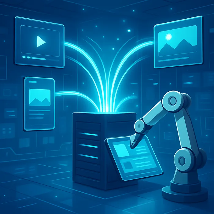 Publishing blog content on company website