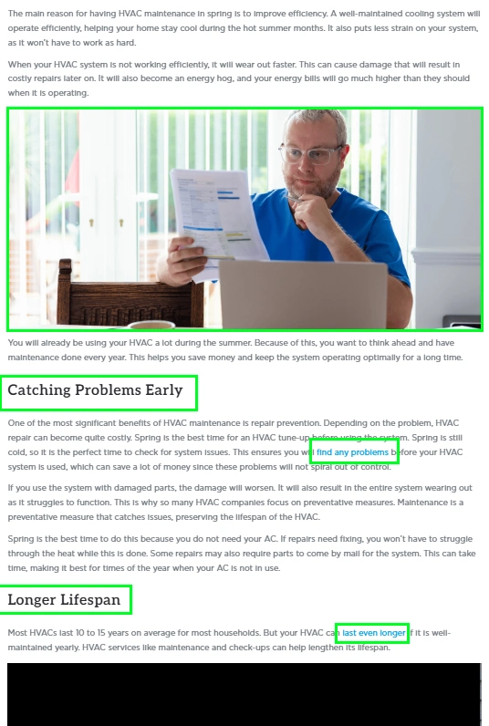 AtOnce HVAC Content Optimization