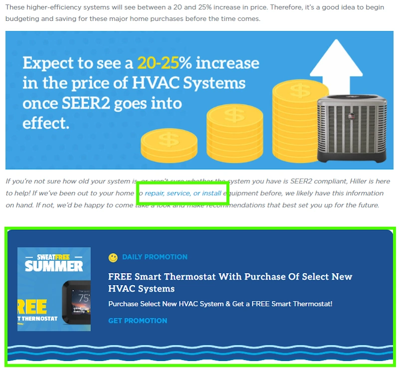 Conversion Focused HVAC SEO Content Funnel