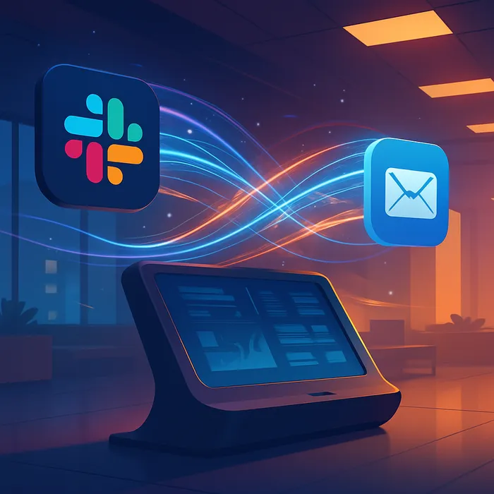 Slack customer support communication