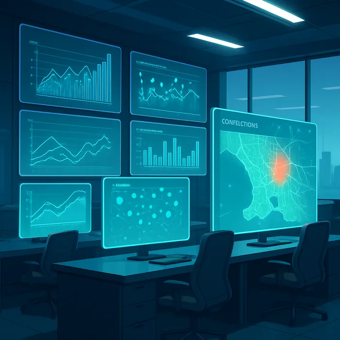 SEO keyword research and competitor analysis displayed on a laptop screen for a Long Beach firm