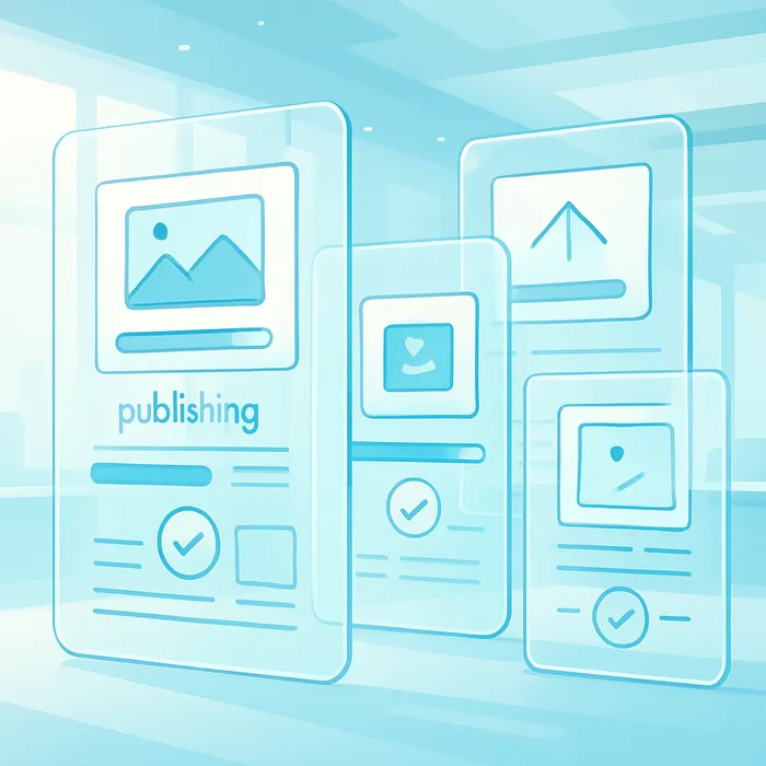 Content publishing on a CMS platform