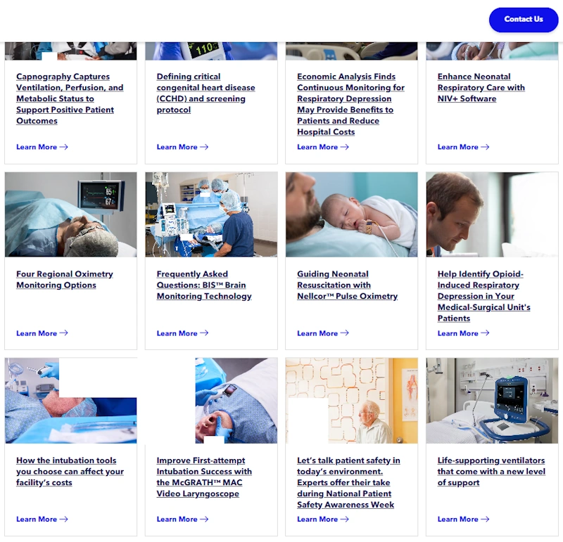 Content audits for medical device websites