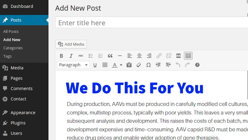 Publishing and CMS upload for MedTech content