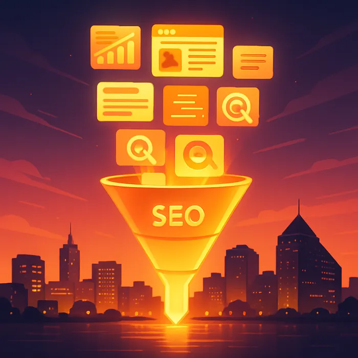 Conversion focused SEO content strategy meeting