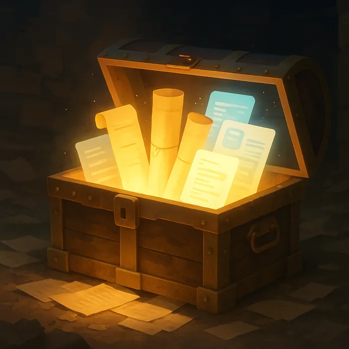 Content audit results displayed on laptop