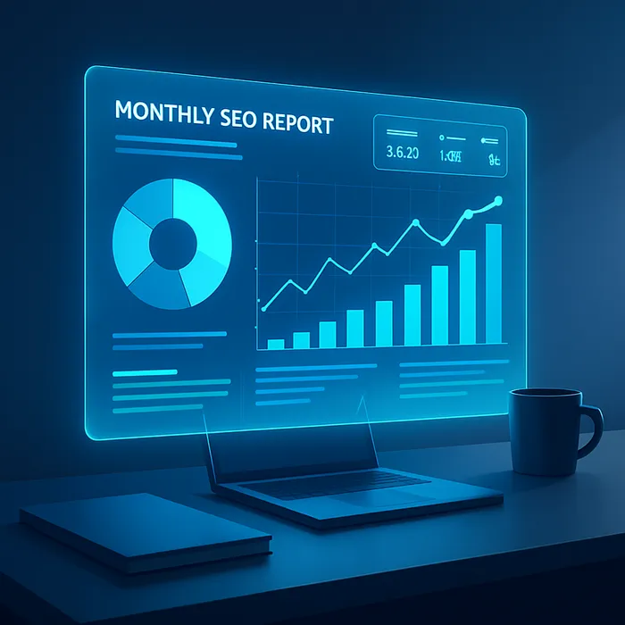 Monthly SEO performance reports overview