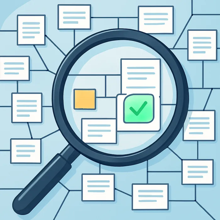 Professional content audit report