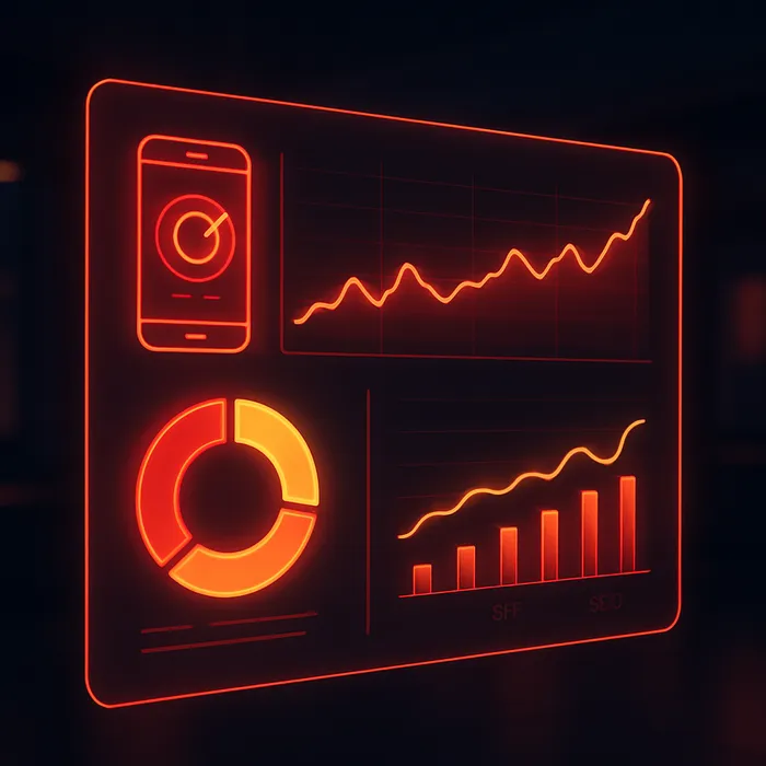 Monthly SEO Performance Reporting on Laptop