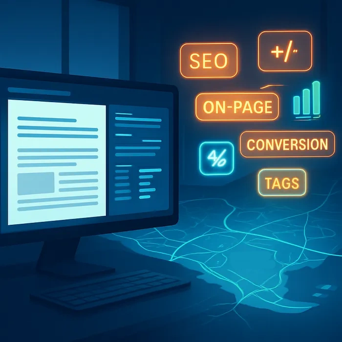 On-page SEO services for branded content
