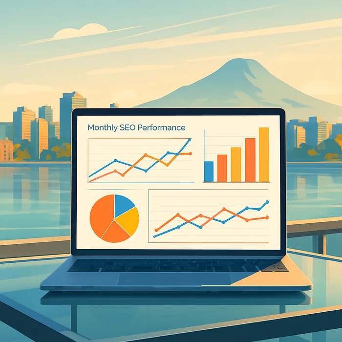 Monthly SEO performance reporting and insights
