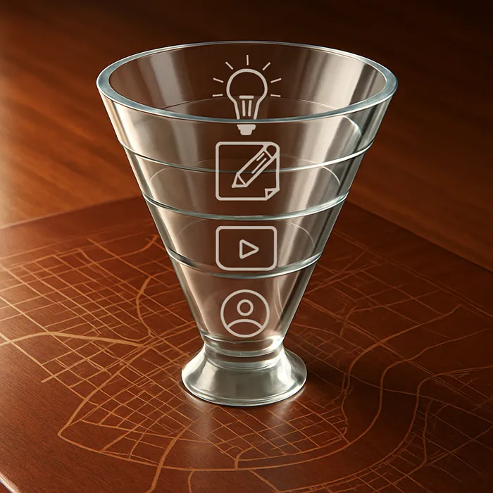 Conversion focused content funnel crafted by New Orleans SEO marketing agency